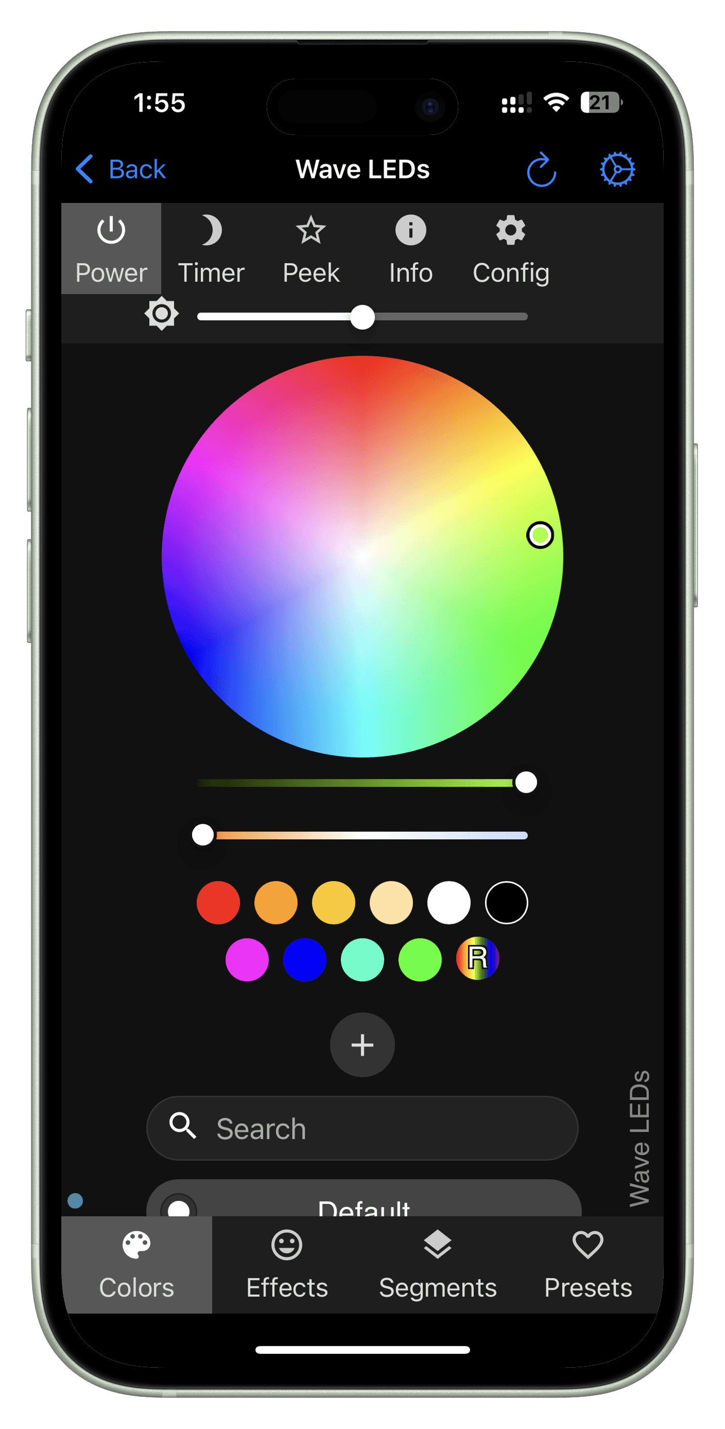WAVE LEDs Professional Control App