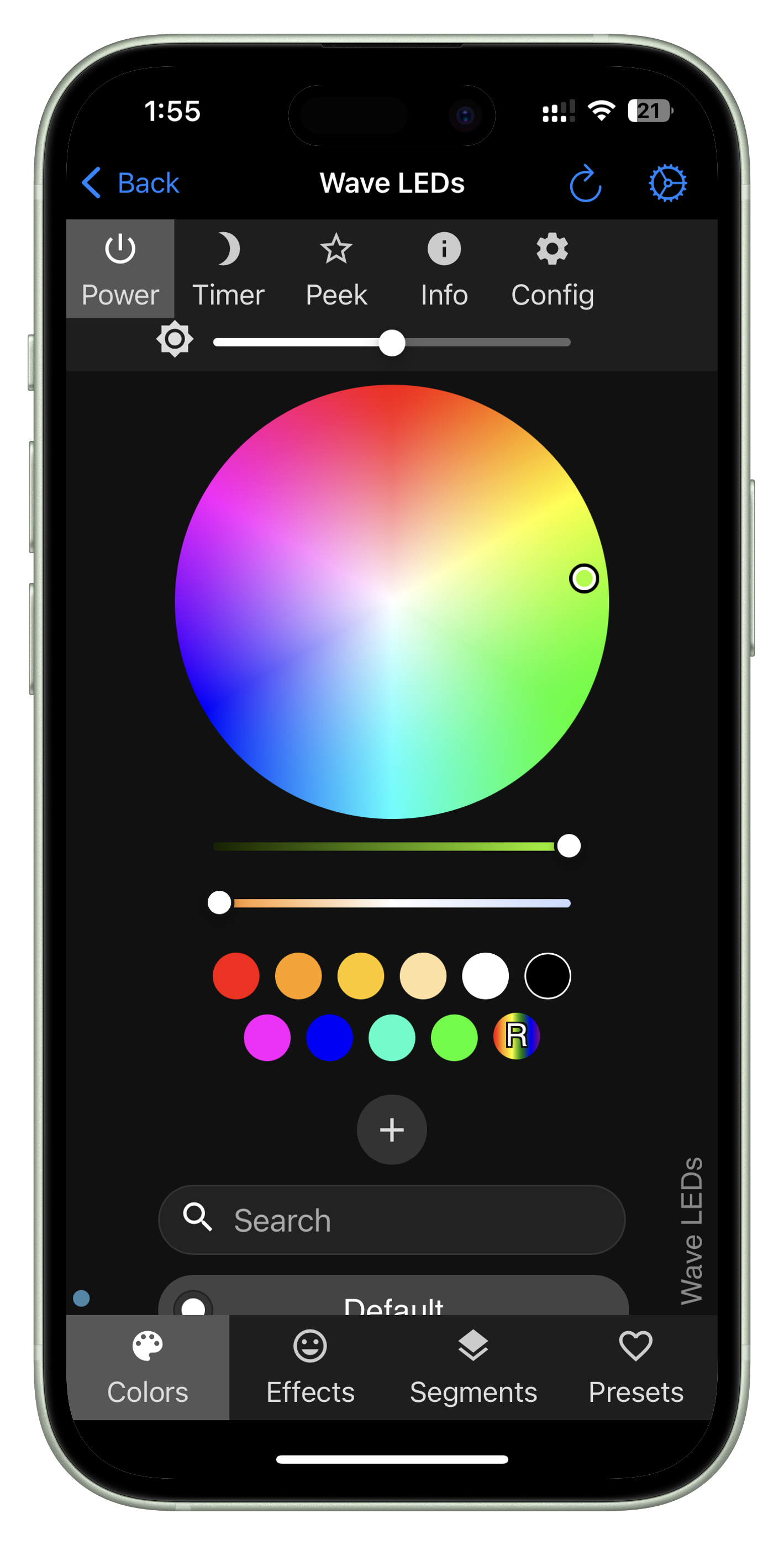 WAVE LEDs Professional Control App